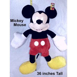 Mickey Mouse Stuffed Doll - 36 inches TALL